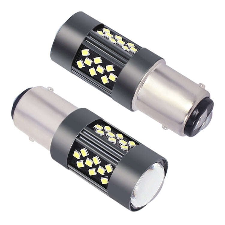 1 Pair 1157 12V 7W Continuous Car LED Fog Light(Orange Light)