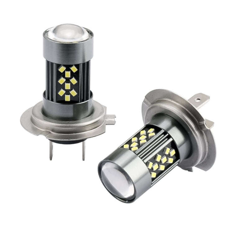 1 Pair H7 12V 7W Continuous Car LED Fog Light(Ice Blue Light)