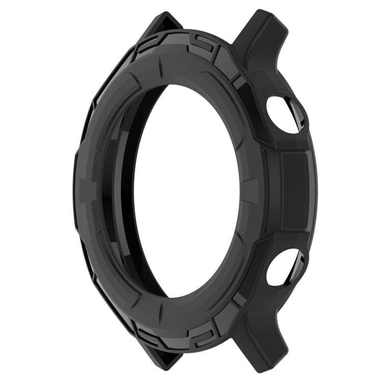 For Realme watch S RMA207 Armor Hollow TPU Watch Case(Black)