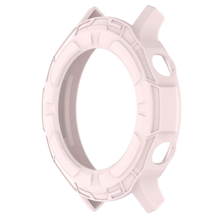 For Realme watch S RMA207 Armor Hollow TPU Watch Case(Light Pink)