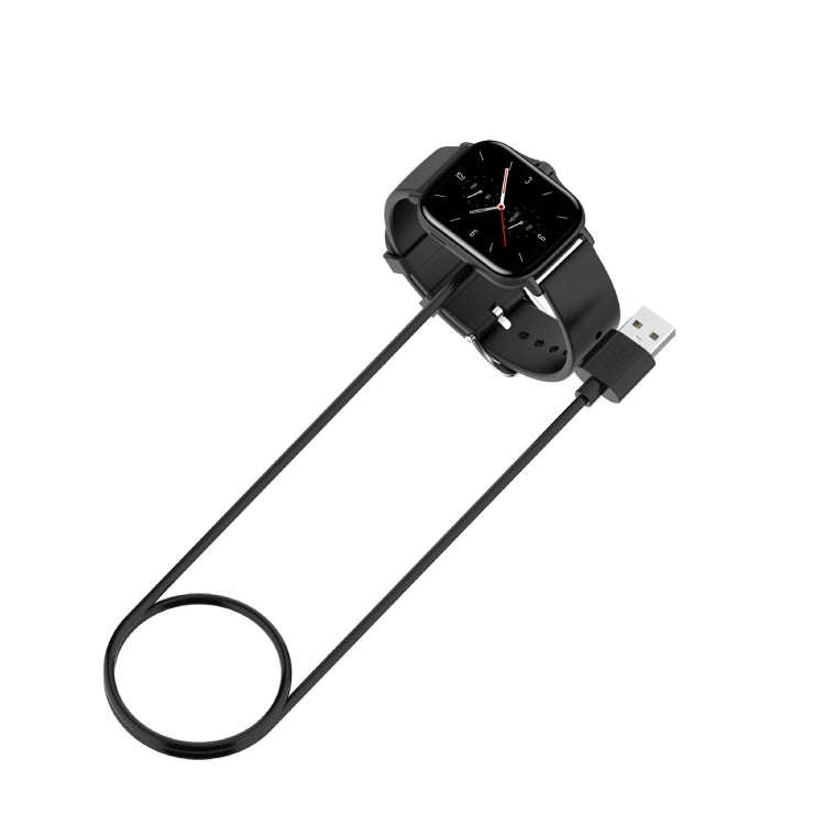 For Amazfit Bip 3 Watch magnetic charging cable, length: 1m(Black)