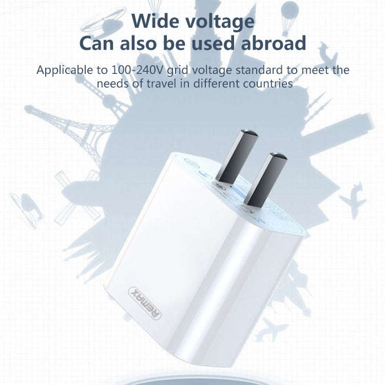 REMAX Jane Series RP-U35 2.1A Dual USB Port Charger, Specification:EU Plug(White)