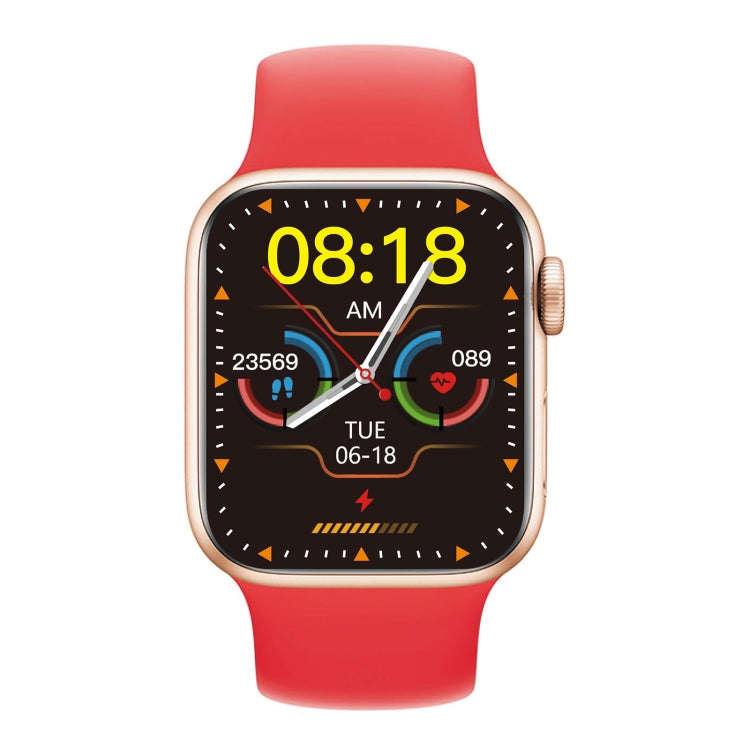 W17 Pro Max 1.9 inch Bluetooth Call Message Reminder Silicone Smart Watch(Red)