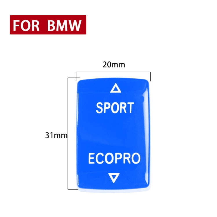 Car Gear Mode Switch Button for BMW 1-Series F20 2012-2018,Left and Right Drive(Blue)