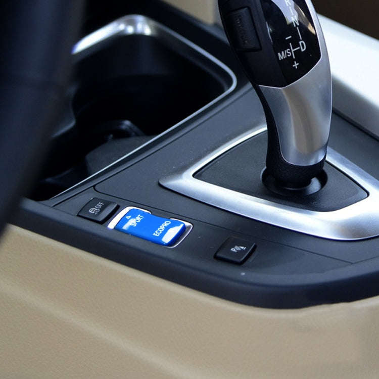 Car Gear Mode Switch Button for BMW 1-Series F20 2012-2018,Left and Right Drive(Blue)