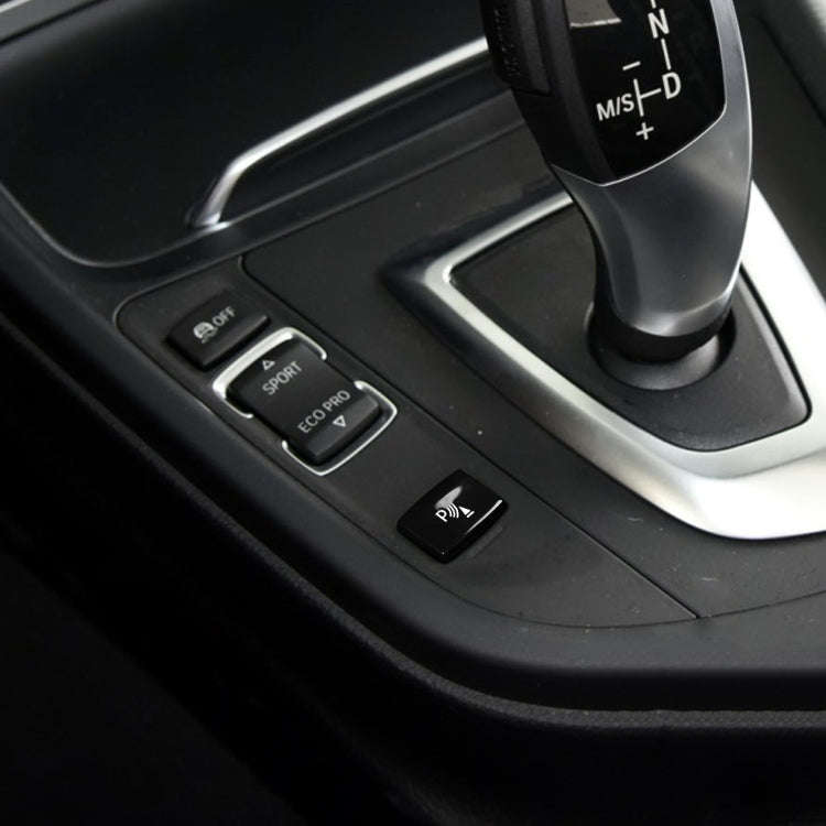 Car Gear Electric Eye Button for BMW 1 Series F20 2012-2018,Left and Right Drive(Black)