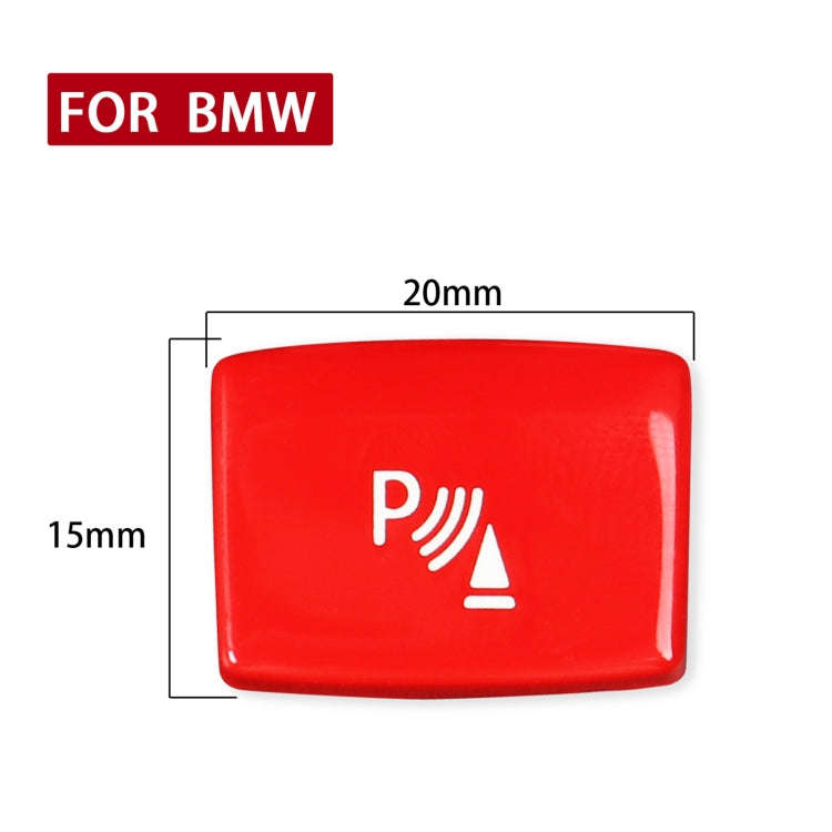 Car Gear Electric Eye Button for BMW 1 Series F20 2012-2018,Left and Right Drive(Red)
