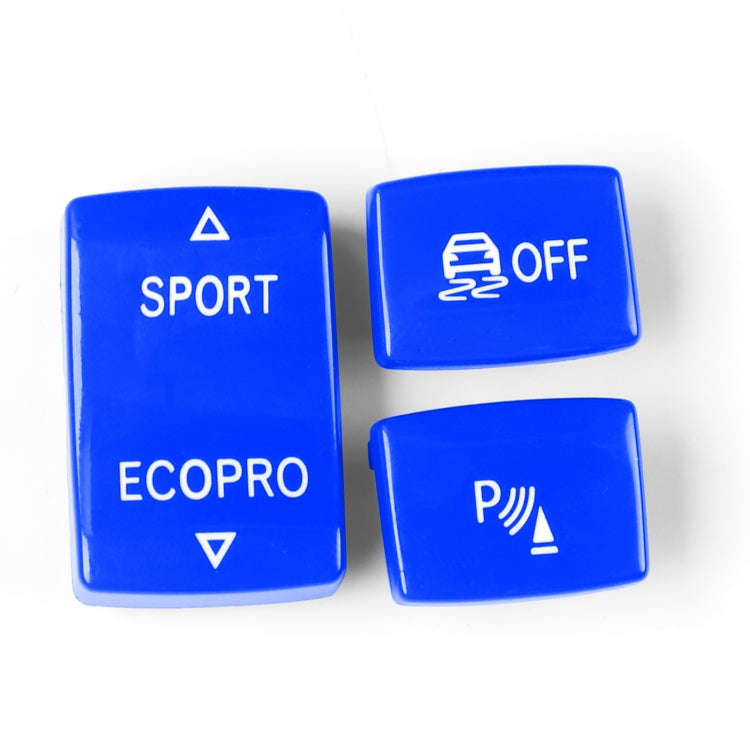 Car Gear Button Set for BMW 1 Series F20 2012-2018,Left and Right Drive(Blue)