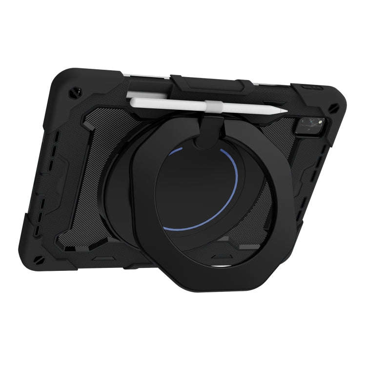For Huawei MatePad Pro 12.6 2021 Armor Contrast Color Silicone + PC Tablet Case(Black)