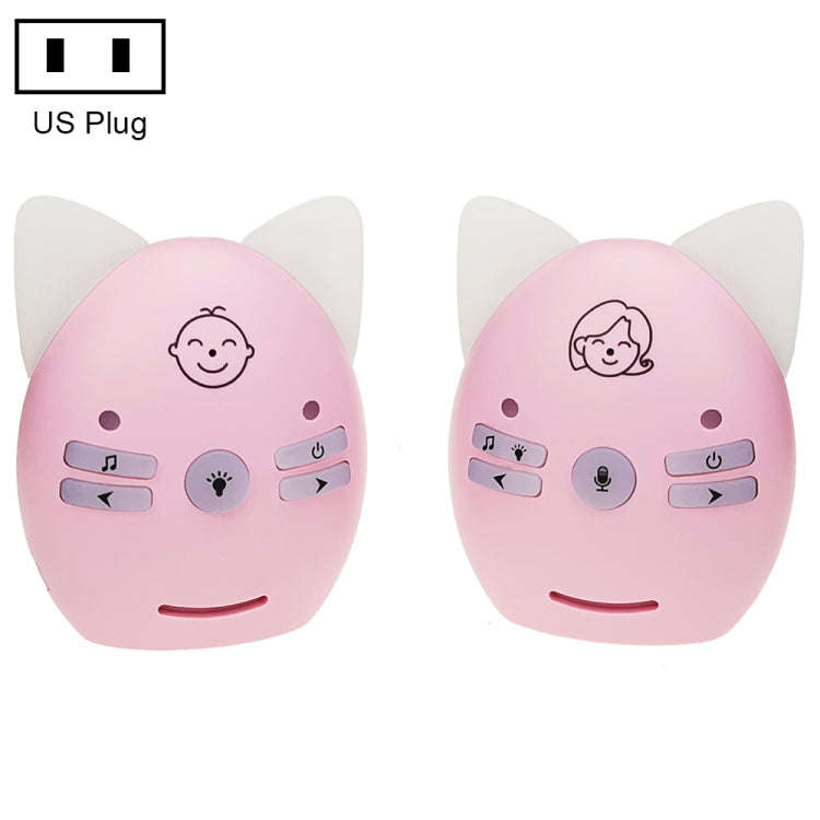 V30 Wireless Audio Baby Monitor Support Voice Monitoring + Intercom + Night Light without Battery...