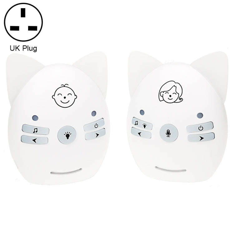 V30 Wireless Audio Baby Monitor Support Voice Monitoring + Intercom + Night Light without Battery...