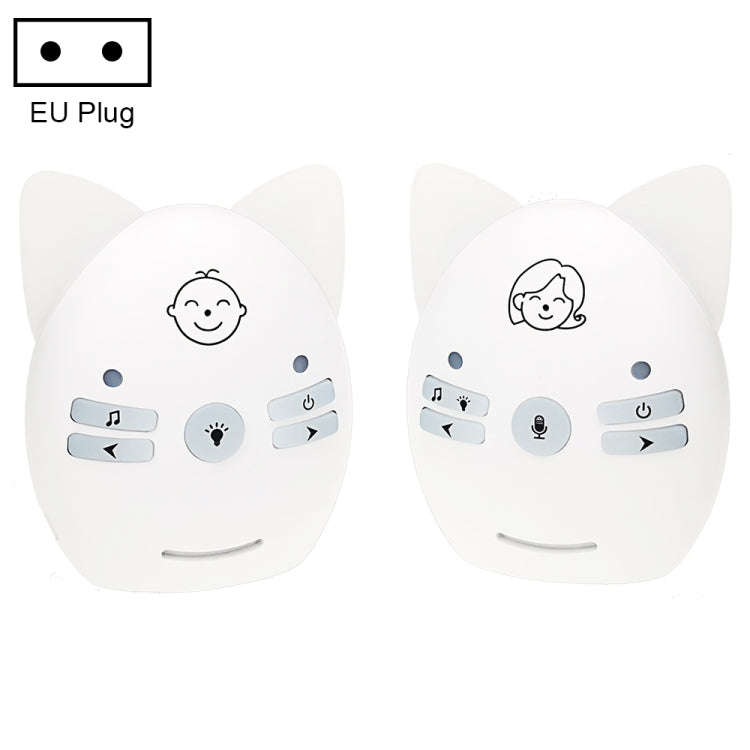 V30 Wireless Audio Baby Monitor Support Voice Monitoring + Intercom + Night Light without Battery...