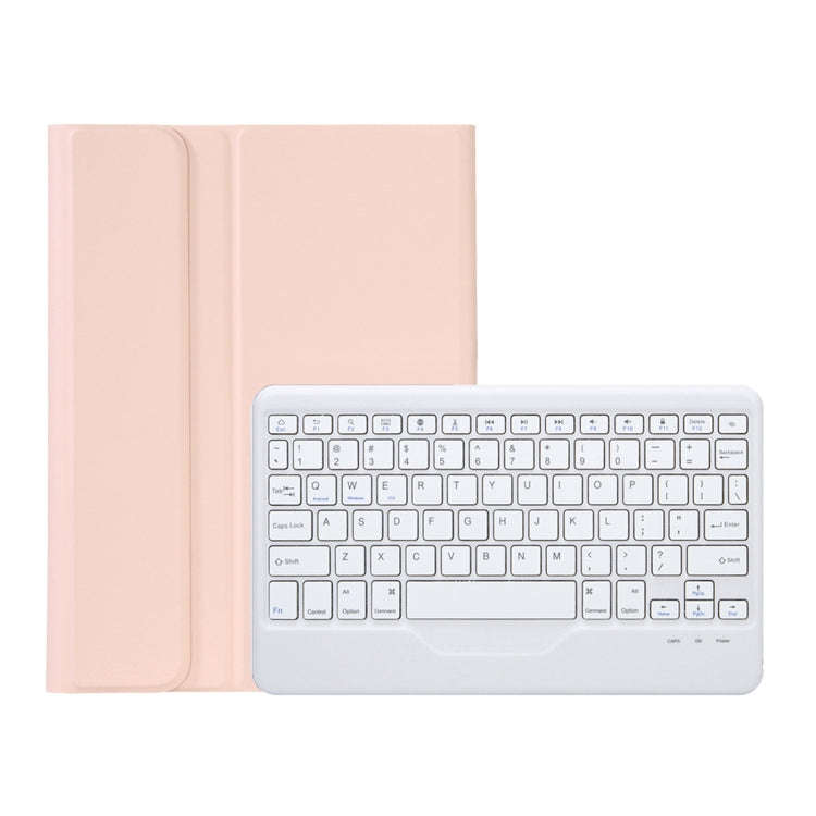 OP11-B Lambskin Texture Ultra-thin Bluetooth Keyboard Leather Case For OPPO Pad 11 inch(Pink)