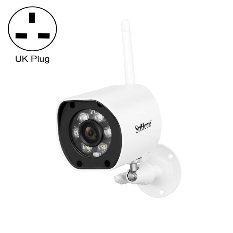 SriHome SH034 5.0MP Mini Dual 2.4 / 5G WiFi Outdoor IP66 Waterproof Video Surveillance Color Nigh...