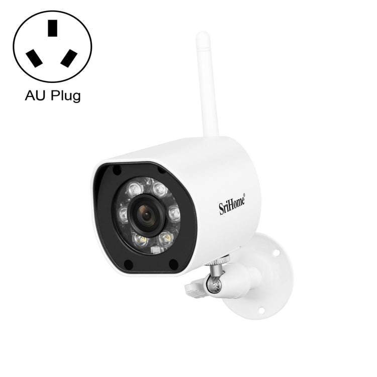 SriHome SH034 5.0MP Mini Dual 2.4 / 5G WiFi Outdoor IP66Waterproof Video Surveillance Color Night...