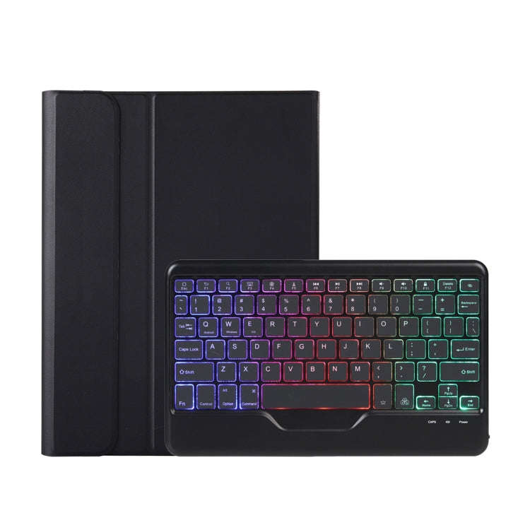 OP11-BS Lambskin Texture Ultra-thin Bluetooth Keyboard Leather Case with Backlight For OPPO Pad 1...