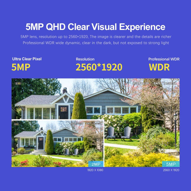 SriHome SH041 5.0MP 20X Optical Zoom 2.4G/5G WiFi IP66 Waterproof AI Auto Tracking H.265 Video Su...
