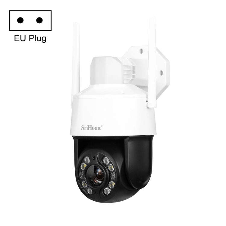 SriHome SH041 5.0MP 20X Optical Zoom 2.4G/5G WiFi IP66Waterproof AI Auto Tracking H.265 Video Sur...