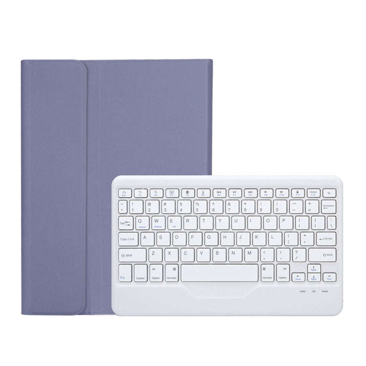 OP12-B Lambskin Texture Ultra-thin Bluetooth Keyboard Leather Case For OPPO Pad Air 10.4 inch(Pur...