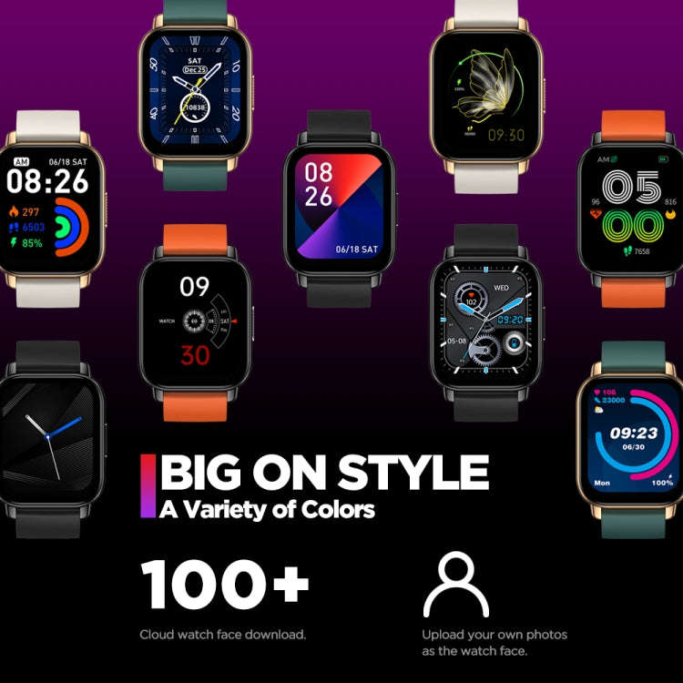 Zeblaze Btalk 1.86 inch Large Color Display Voice Calling Health and Fitness Smart Watch(Black)