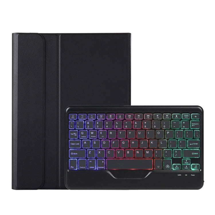 OP12-BS Lambskin Texture Ultra-thin Bluetooth Keyboard Leather Case with Backlight For OPPO Pad A...