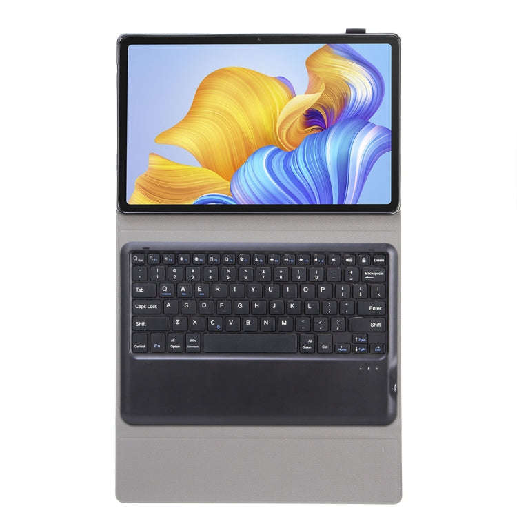 AH127 Ultra-thin Detachable Bluetooth Keyboard Leather Case For Honor Pad 8 12 inch(Black)