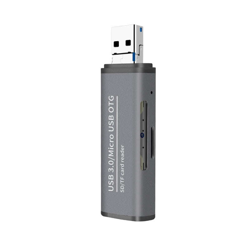 ADS-102 USB Multi-function OTG Card Reader(Grey)