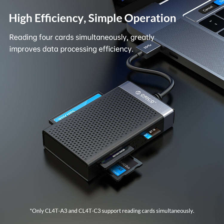 ORICO CL4D-A3 4-in-1 USB 3.0 Multifunction Card Reader(Black)