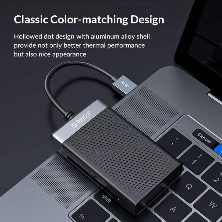 ORICO CL4T-A3 4-in-1 Simultaneously USB 3.0 Multifunction Card Reader(Black)