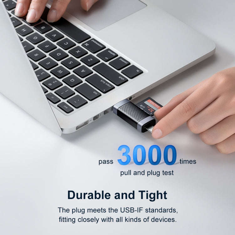 ORICO CS2T-A3 TF/SD Dual Port USB-A3.0 Dual Read Card Reader(Black)