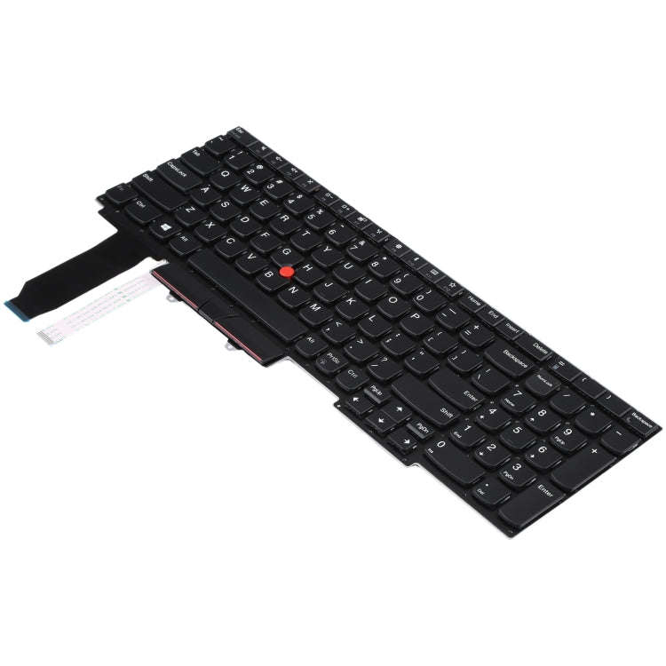 US Version Keyboard with Pointing For Lenovo Thinkpad E15 Gen 2 Gen(Black)