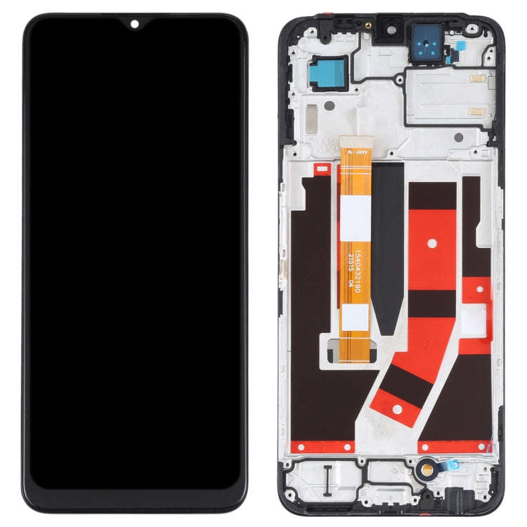 LCD Screen and Digitizer Full Assembly with Frame For OPPO A57 5G
