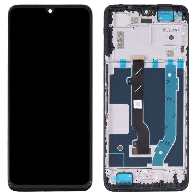 LCD Screen and Digitizer Full Assembly with Frame For TCL 30 T676H / 30 5G T776H
