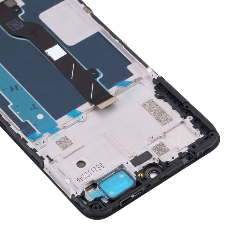 LCD Screen and Digitizer Full Assembly with Frame For TCL 30 T676H / 30 5G T776H