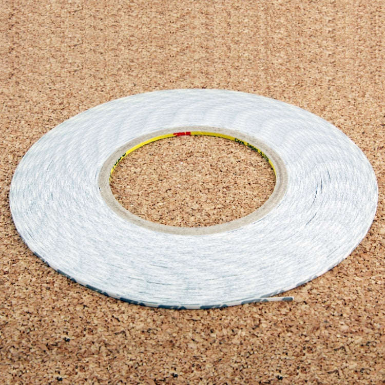10 PCS 2mm Double Sided Adhesive Sticker Tape for Phone Touch Panel Repair, Length: 50m(White)