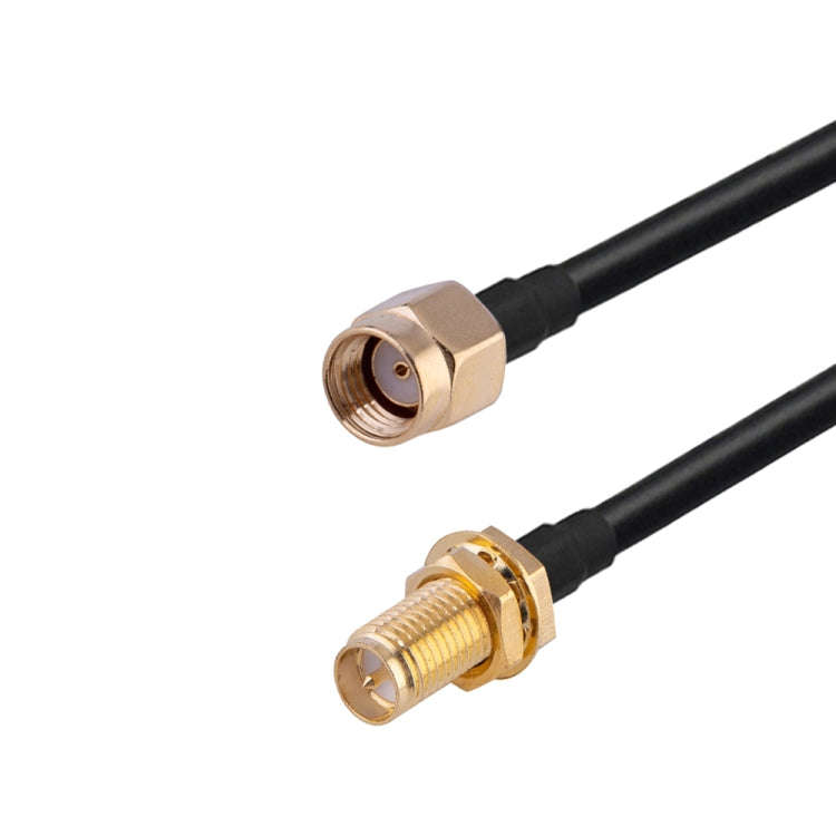 RP-SMA Male to RP-SMA Female RG174 RF Coaxial Adapter Cable, Length: 10cm