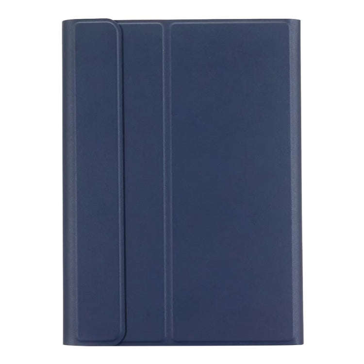 Round Cap Bluetooth Keyboard Leather Case with Pen Slot, without Touchpad For Samsung Galaxy Tab ...