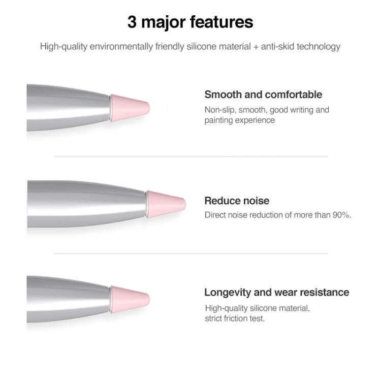 10 in 1 / Set Silicone Nib Cap For Huawei Pencil(Red)