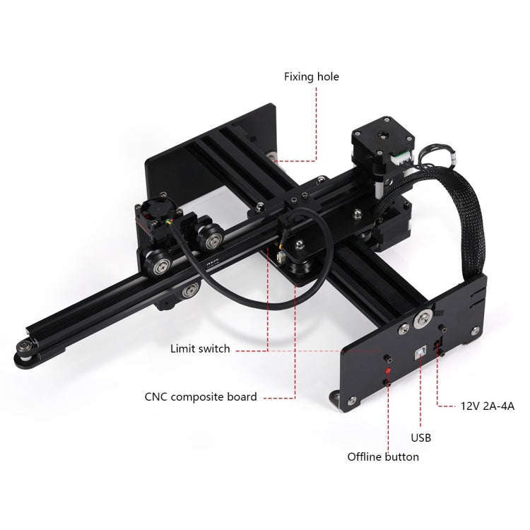 NEJE MASTER 3 Laser Engraver with N30820 Laser Module(US Plug)