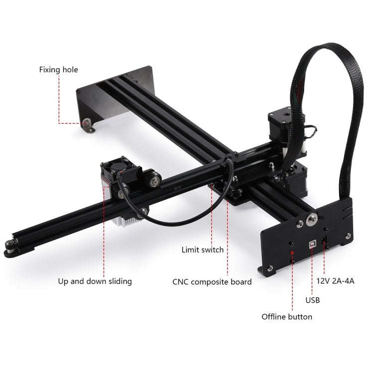 NEJE MASTER 3 Plus Laser Engraver with A40630 Laser Module(EU Plug)