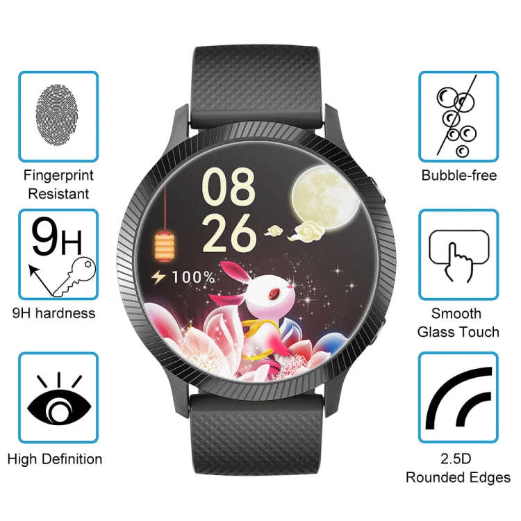 10 PCS For Blackview R8 Tempered Glass Screen Watch Film