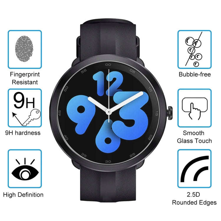 10 PCS For Maimo Watch R Tempered Glass Screen Watch Film