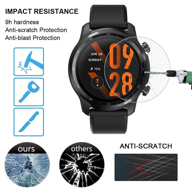 10 PCS For TicWatch Pro 3 Ultra Tempered Glass Screen Watch Film