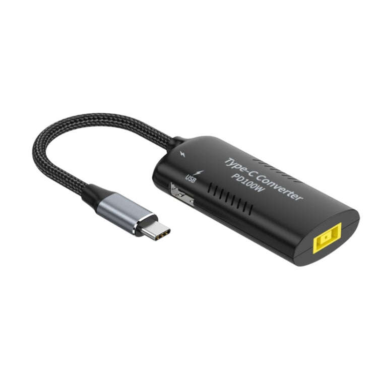 Square Port + Type-C + USB Female to Type-C Multifunction Adapter