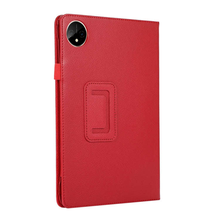 For Huawei MatePad Pro 11 inch 2022 Litchi Texture Leather Tablet Case with Holder(Red)