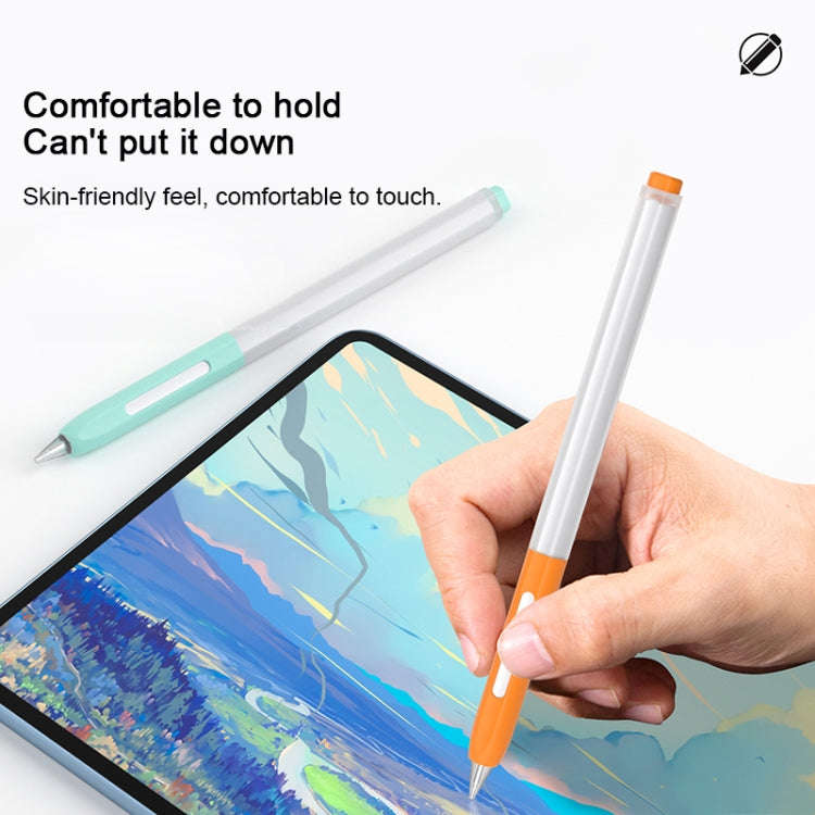For Huawei M-Pencil 1 / 2 / 3 Universal Stylus Jelly Silicone Protective Cover(Grey)