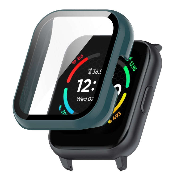 For Realme TechLife Watch S100 / SZ100 Universal PC+ Toughened Film Fully Enclosed Protective Wat...