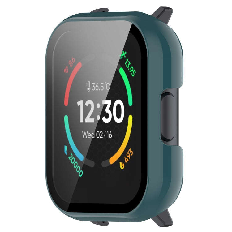 For Realme TechLife Watch S100 / SZ100 Universal PC+ Toughened Film Fully Enclosed Protective Wat...
