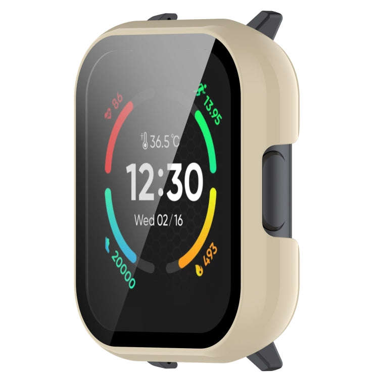 For Realme TechLife Watch S100 / SZ100 Universal PC+ Toughened Film Fully Enclosed Protective Wat...