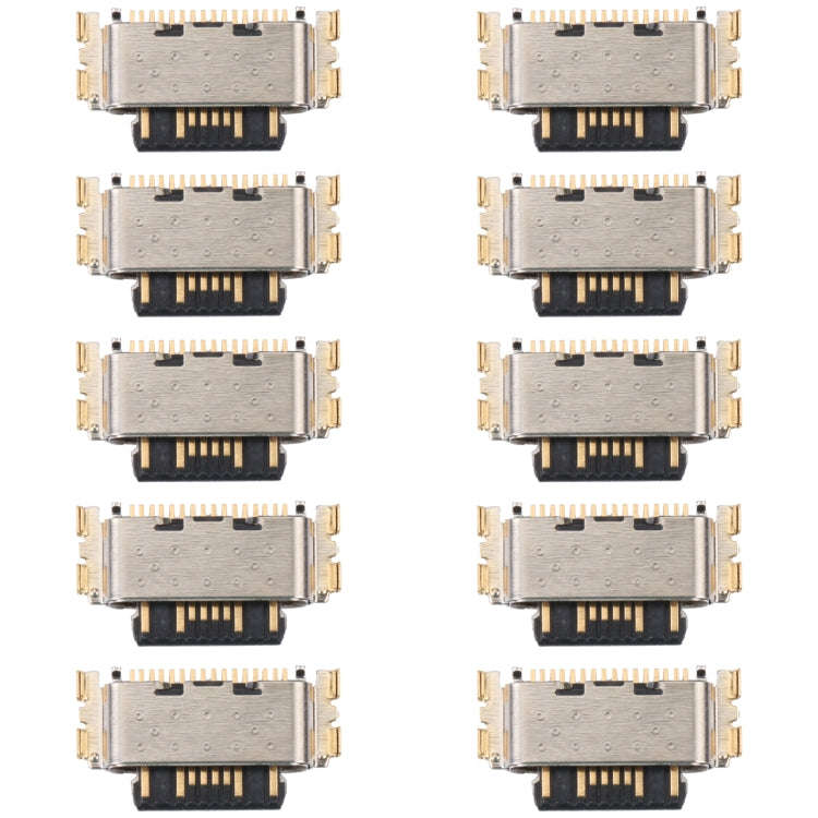 10 PCS Charging Port Connector For Xiaomi Redmi 10C/Redmi 10 India/Redmi Note 11E/Redmi Note 11S